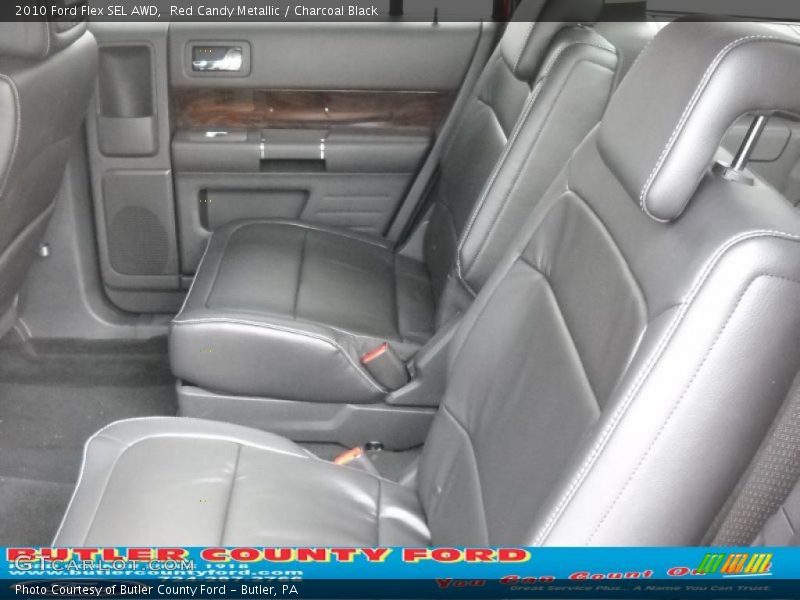 Red Candy Metallic / Charcoal Black 2010 Ford Flex SEL AWD