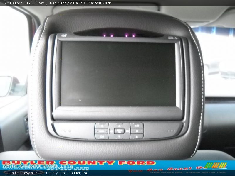 Red Candy Metallic / Charcoal Black 2010 Ford Flex SEL AWD