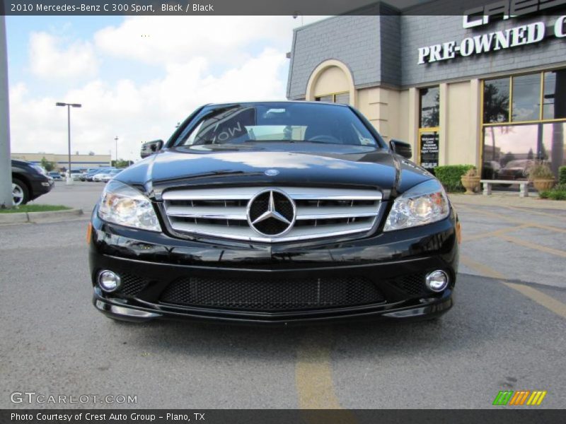 Black / Black 2010 Mercedes-Benz C 300 Sport