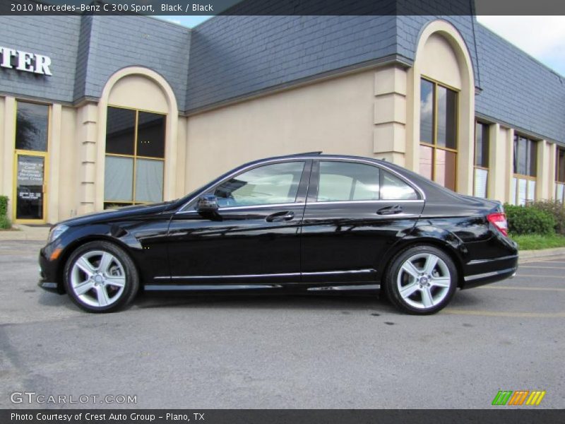 Black / Black 2010 Mercedes-Benz C 300 Sport