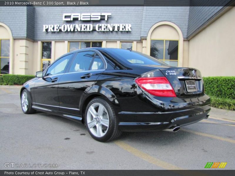 Black / Black 2010 Mercedes-Benz C 300 Sport
