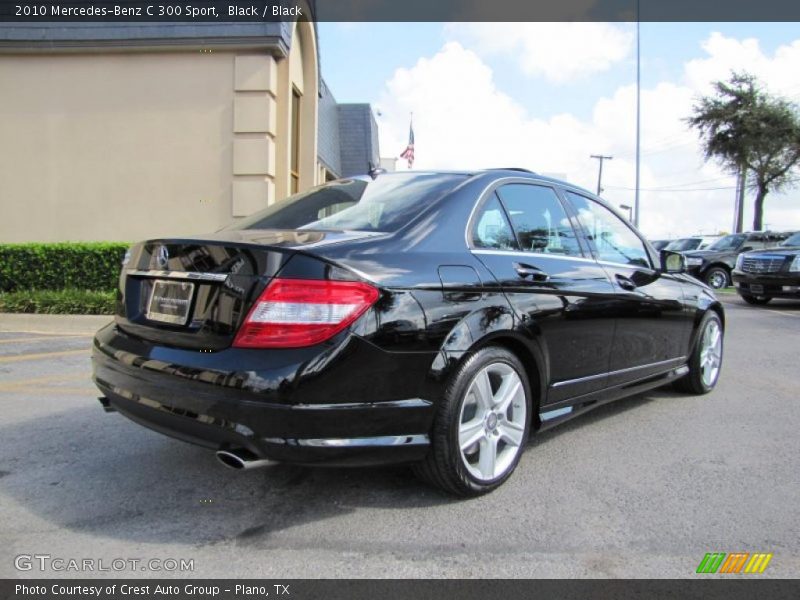 Black / Black 2010 Mercedes-Benz C 300 Sport