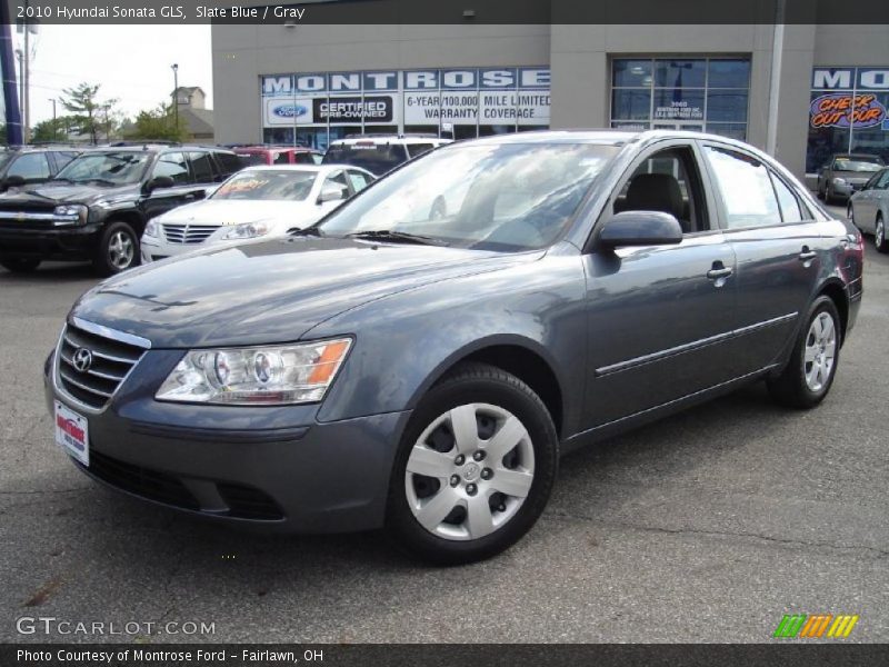 Slate Blue / Gray 2010 Hyundai Sonata GLS