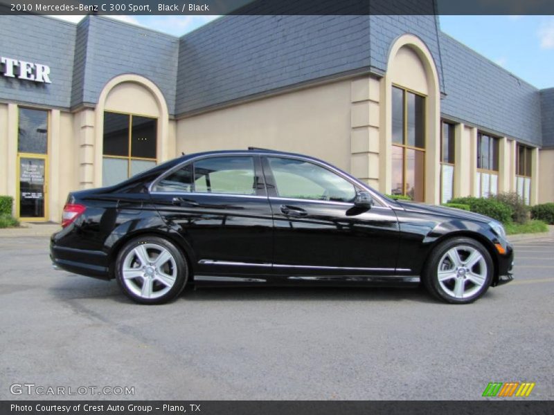 Black / Black 2010 Mercedes-Benz C 300 Sport