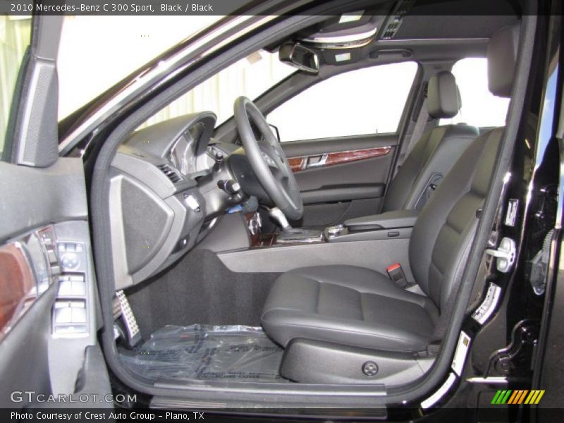 Black / Black 2010 Mercedes-Benz C 300 Sport