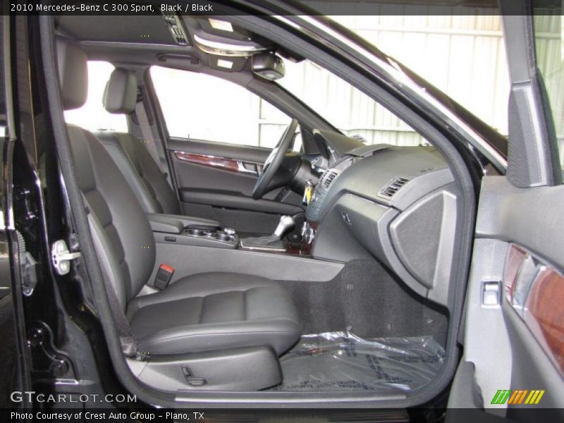 Black / Black 2010 Mercedes-Benz C 300 Sport