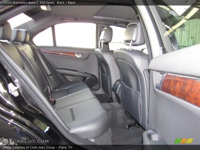 Black / Black 2010 Mercedes-Benz C 300 Sport
