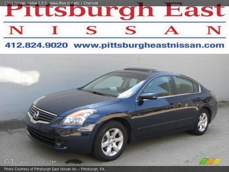 Navy Blue Metallic / Charcoal 2009 Nissan Altima 2.5 S