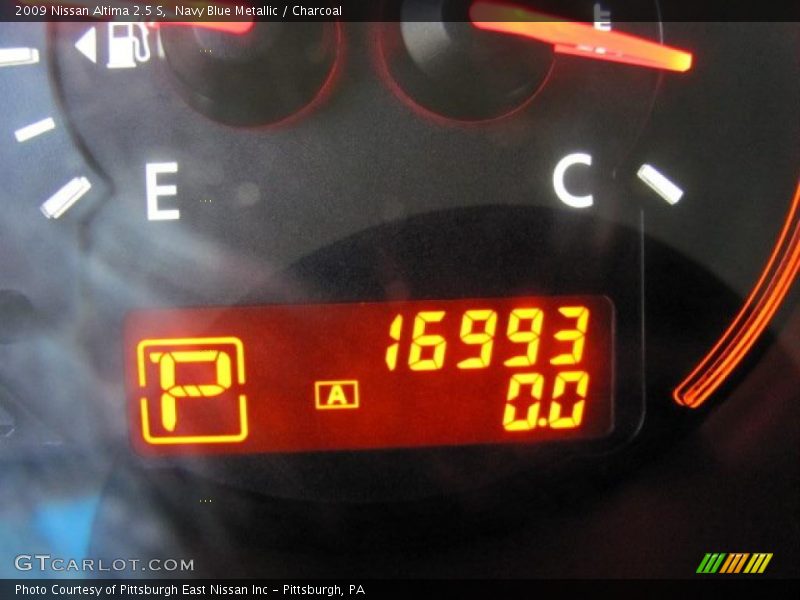 Navy Blue Metallic / Charcoal 2009 Nissan Altima 2.5 S