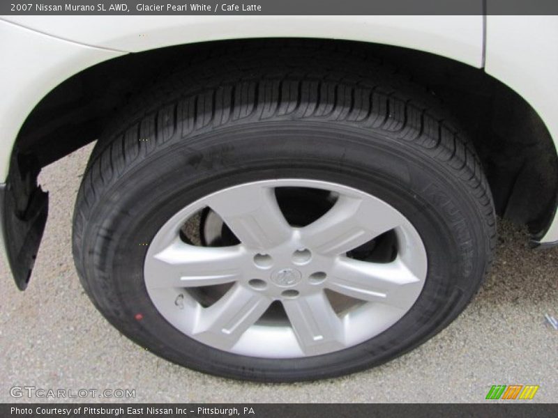Glacier Pearl White / Cafe Latte 2007 Nissan Murano SL AWD