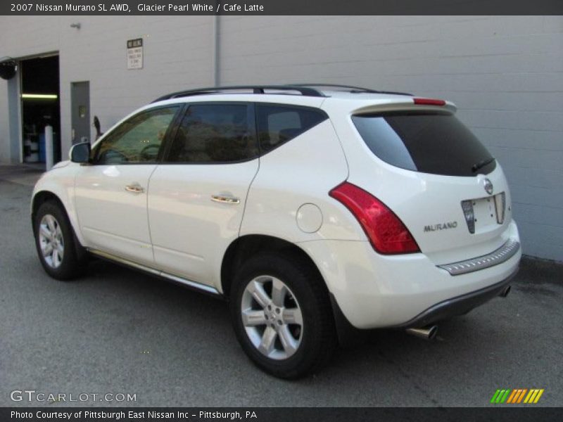 Glacier Pearl White / Cafe Latte 2007 Nissan Murano SL AWD
