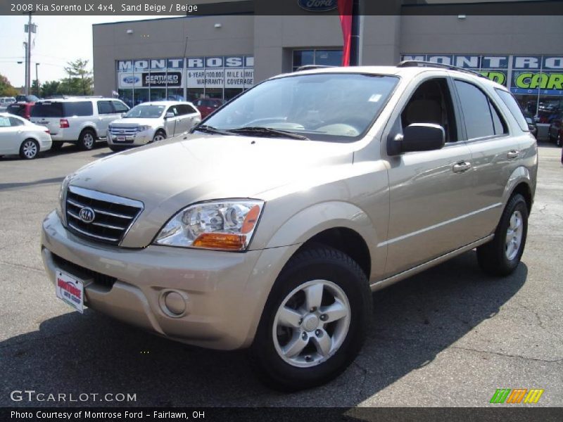 Sand Beige / Beige 2008 Kia Sorento LX 4x4