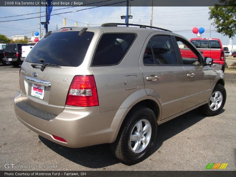 Sand Beige / Beige 2008 Kia Sorento LX 4x4
