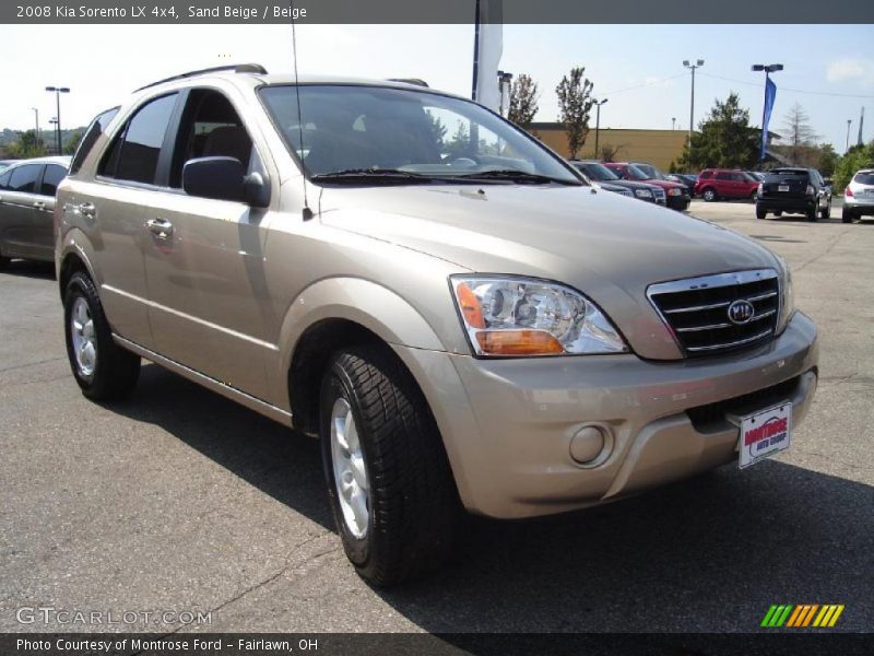 Sand Beige / Beige 2008 Kia Sorento LX 4x4