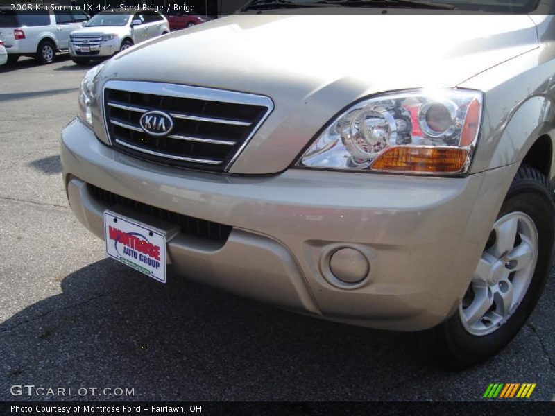 Sand Beige / Beige 2008 Kia Sorento LX 4x4