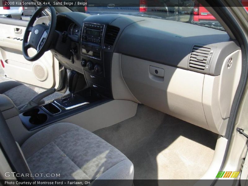 Sand Beige / Beige 2008 Kia Sorento LX 4x4