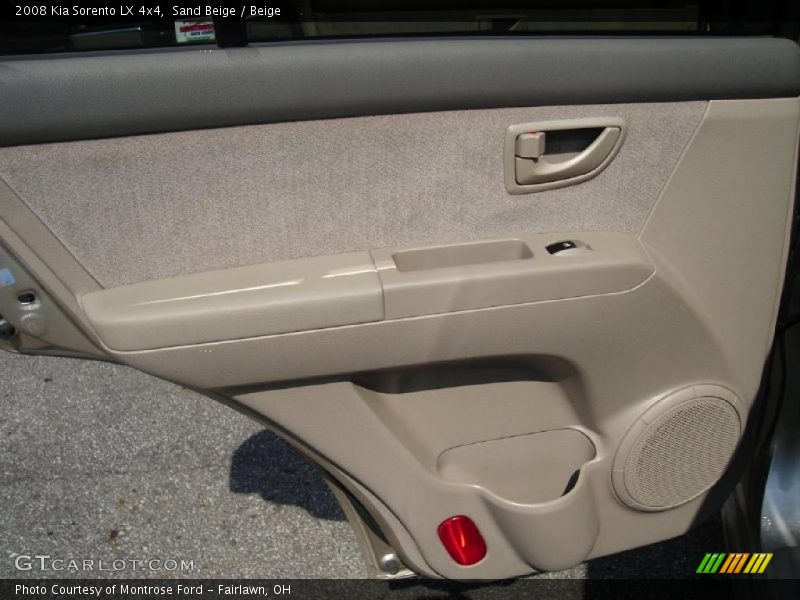 Sand Beige / Beige 2008 Kia Sorento LX 4x4