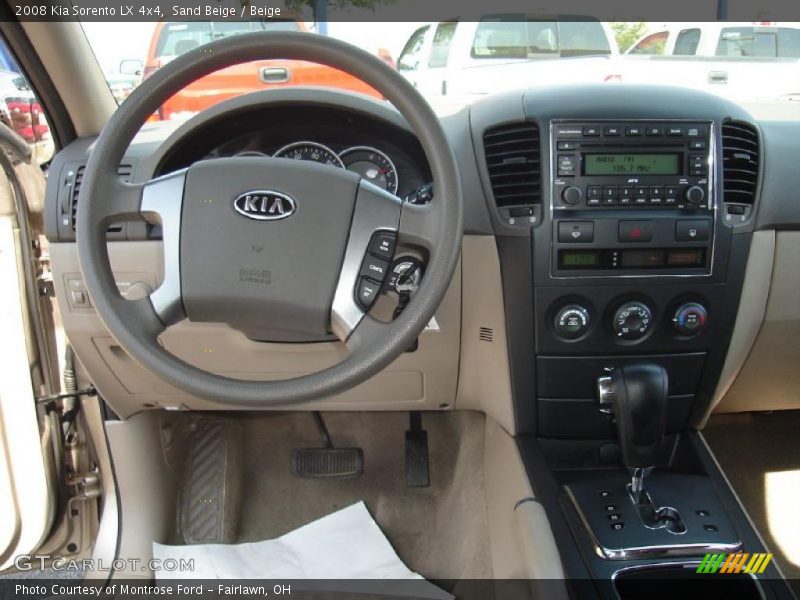 Sand Beige / Beige 2008 Kia Sorento LX 4x4