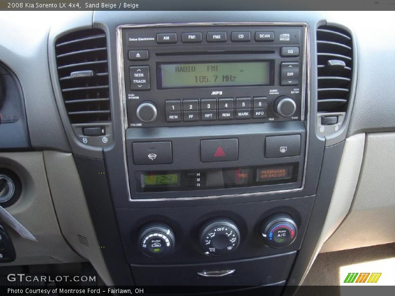 Sand Beige / Beige 2008 Kia Sorento LX 4x4