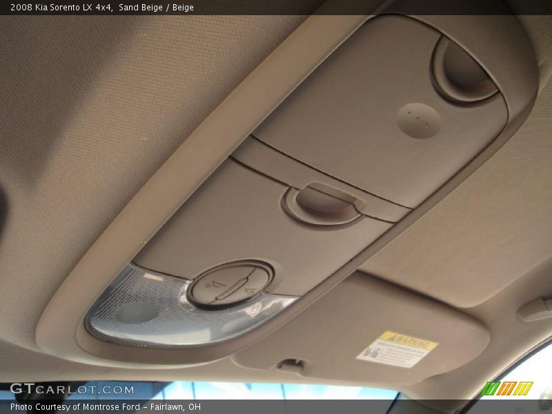 Sand Beige / Beige 2008 Kia Sorento LX 4x4