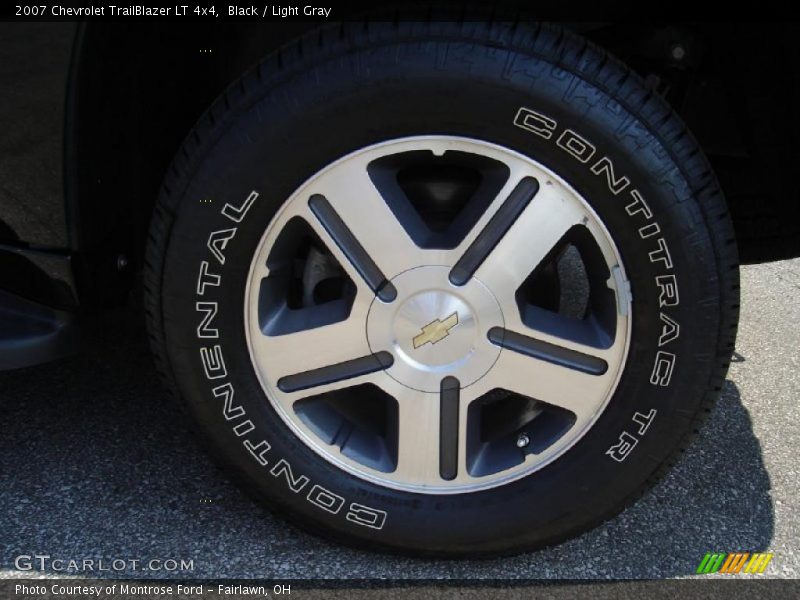 Black / Light Gray 2007 Chevrolet TrailBlazer LT 4x4