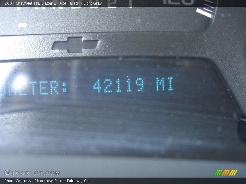 Black / Light Gray 2007 Chevrolet TrailBlazer LT 4x4