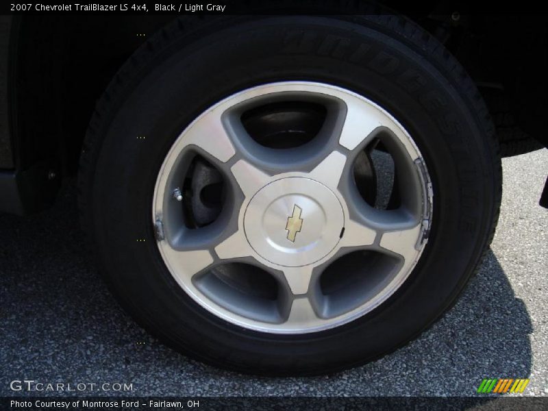 Black / Light Gray 2007 Chevrolet TrailBlazer LS 4x4