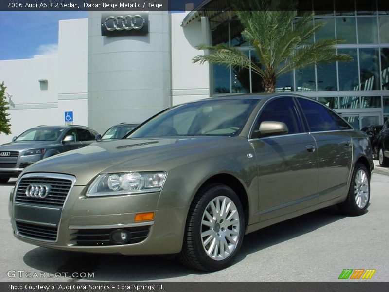 Dakar Beige Metallic / Beige 2006 Audi A6 3.2 Sedan