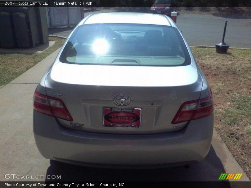 Titanium Metallic / Ash 2007 Toyota Camry CE