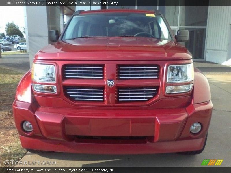 Inferno Red Crystal Pearl / Dark Slate Gray 2008 Dodge Nitro R/T