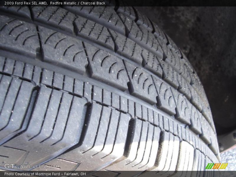 Redfire Metallic / Charcoal Black 2009 Ford Flex SEL AWD