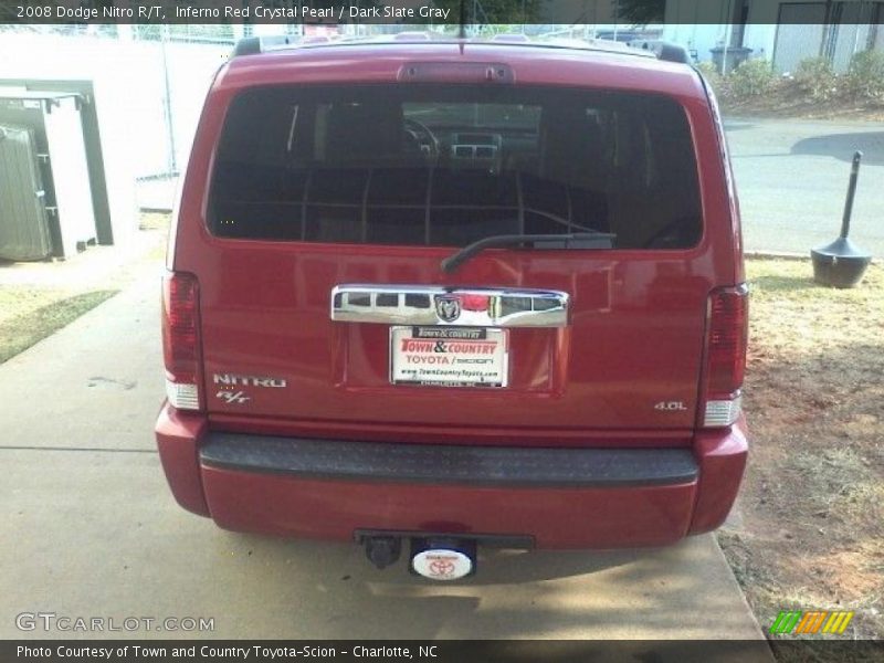 Inferno Red Crystal Pearl / Dark Slate Gray 2008 Dodge Nitro R/T