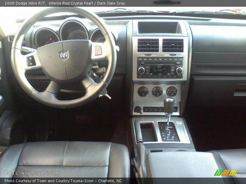 Inferno Red Crystal Pearl / Dark Slate Gray 2008 Dodge Nitro R/T