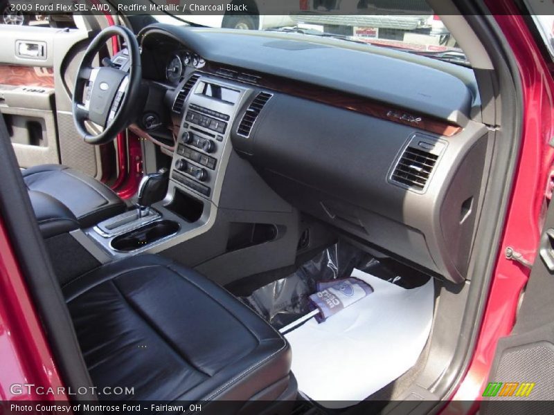 Redfire Metallic / Charcoal Black 2009 Ford Flex SEL AWD