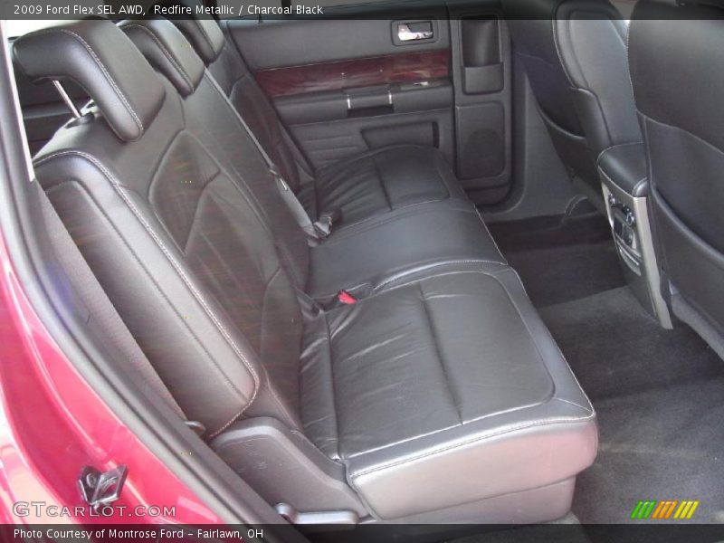 Redfire Metallic / Charcoal Black 2009 Ford Flex SEL AWD