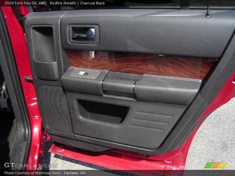Redfire Metallic / Charcoal Black 2009 Ford Flex SEL AWD