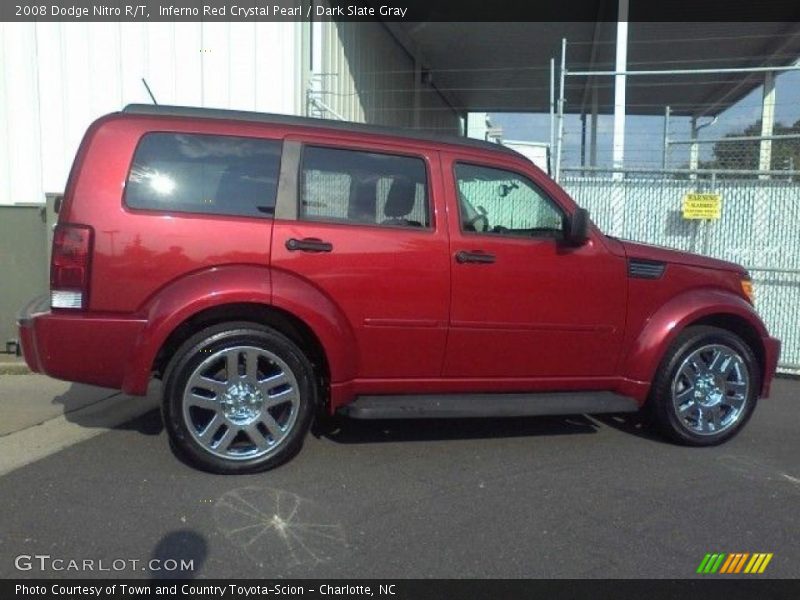 Inferno Red Crystal Pearl / Dark Slate Gray 2008 Dodge Nitro R/T