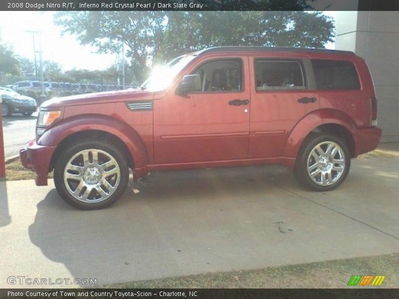 Inferno Red Crystal Pearl / Dark Slate Gray 2008 Dodge Nitro R/T