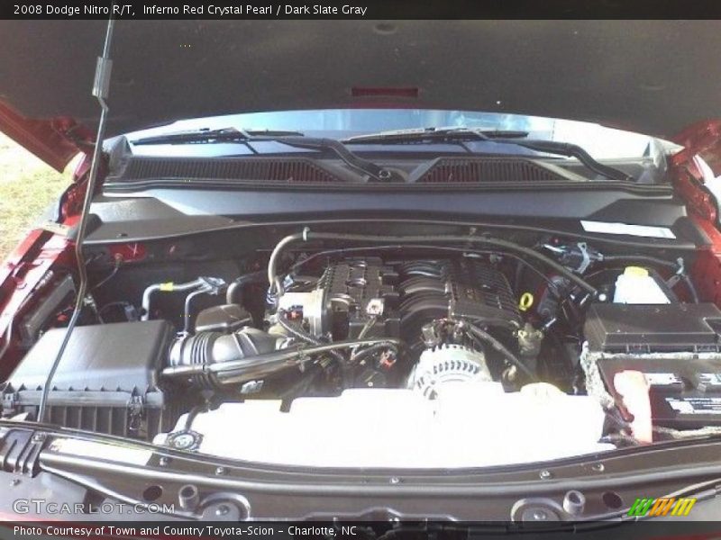 Inferno Red Crystal Pearl / Dark Slate Gray 2008 Dodge Nitro R/T