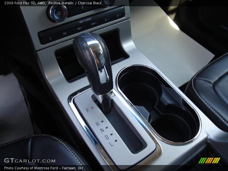Redfire Metallic / Charcoal Black 2009 Ford Flex SEL AWD