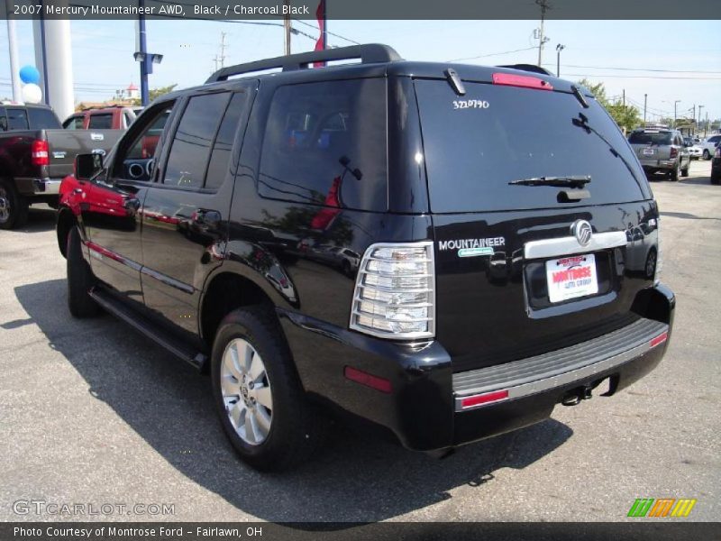 Black / Charcoal Black 2007 Mercury Mountaineer AWD