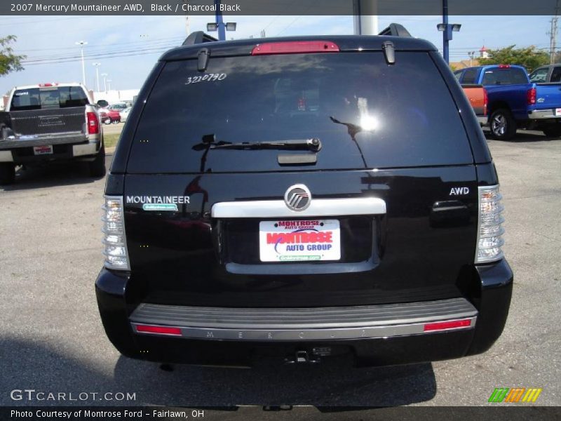 Black / Charcoal Black 2007 Mercury Mountaineer AWD