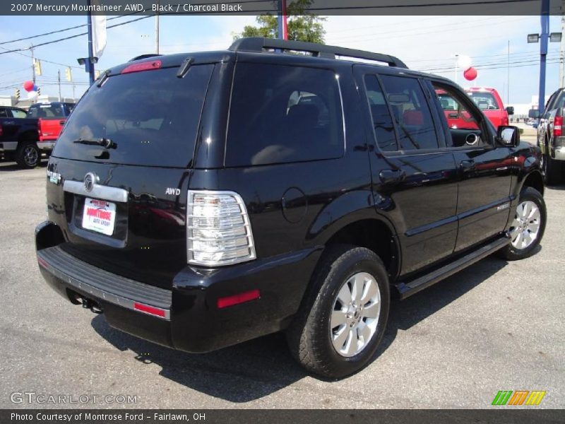 Black / Charcoal Black 2007 Mercury Mountaineer AWD