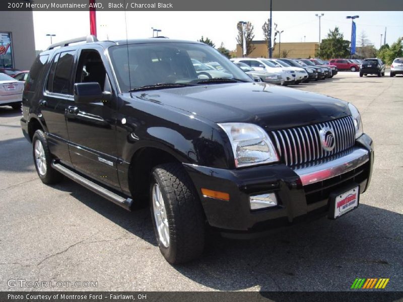 Black / Charcoal Black 2007 Mercury Mountaineer AWD