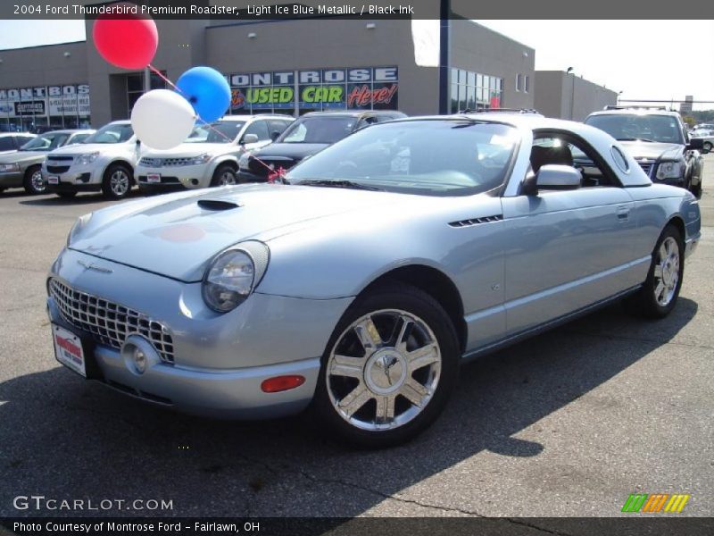 Light Ice Blue Metallic / Black Ink 2004 Ford Thunderbird Premium Roadster