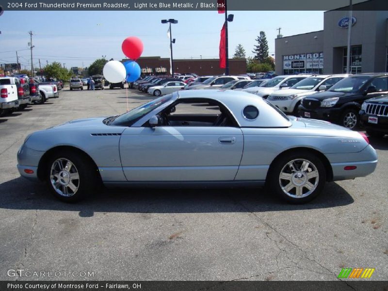 Light Ice Blue Metallic / Black Ink 2004 Ford Thunderbird Premium Roadster