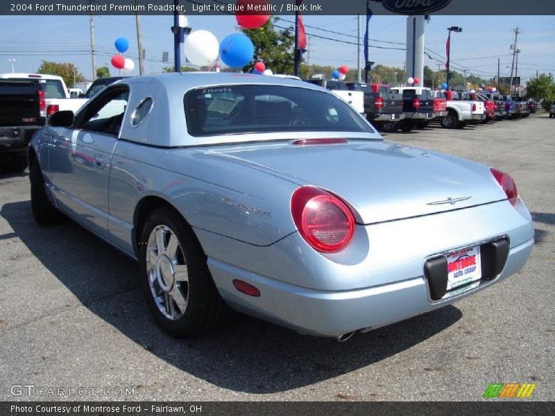 Light Ice Blue Metallic / Black Ink 2004 Ford Thunderbird Premium Roadster