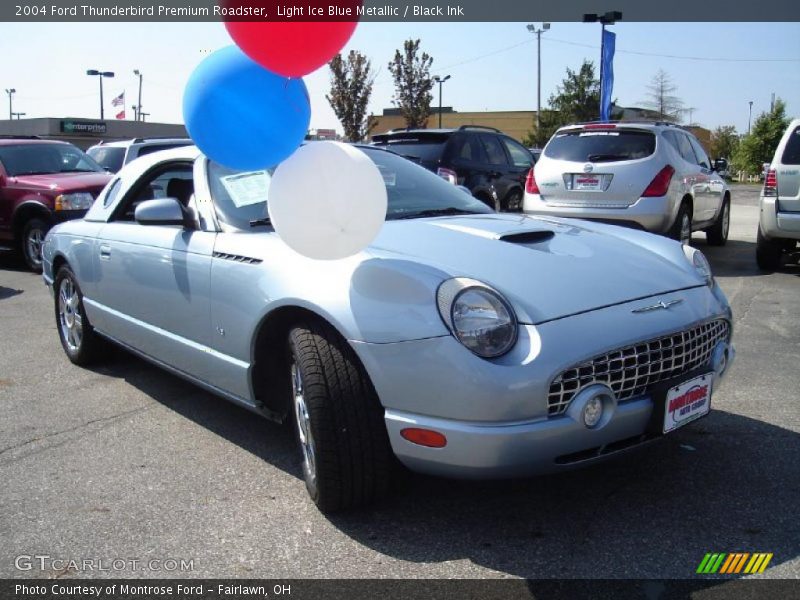 Light Ice Blue Metallic / Black Ink 2004 Ford Thunderbird Premium Roadster