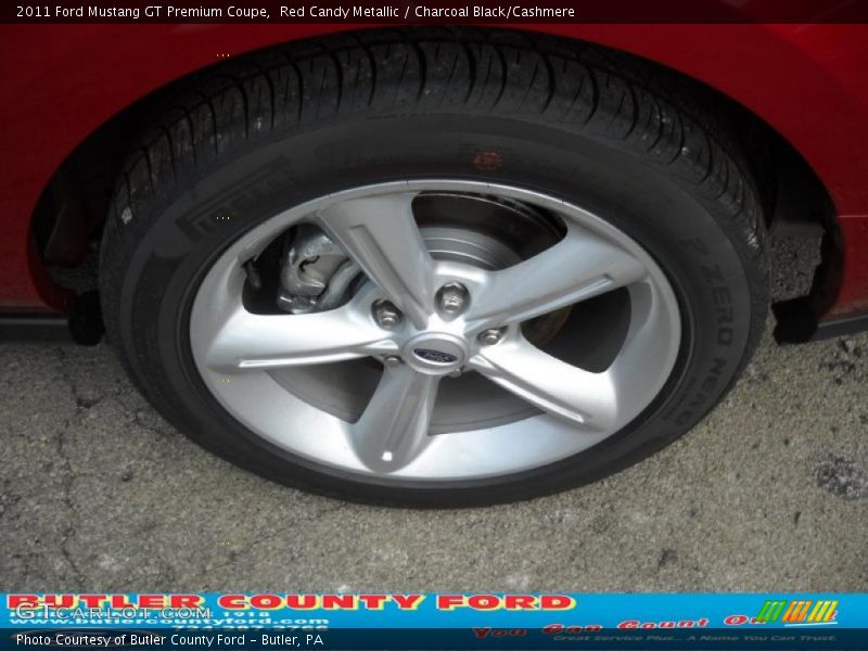 Red Candy Metallic / Charcoal Black/Cashmere 2011 Ford Mustang GT Premium Coupe
