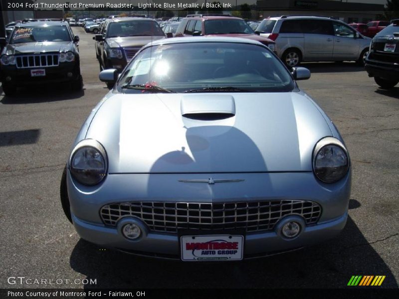 Light Ice Blue Metallic / Black Ink 2004 Ford Thunderbird Premium Roadster